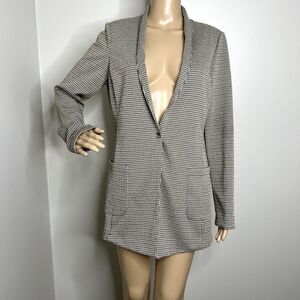 Tommy Hilfiger Houndstooth Patterned Blazer Jacket